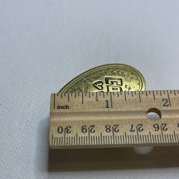 Coach Poppy Heart Belt Buckle - Picture 5 of 6